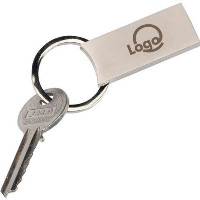 Straight Keyring In Silver