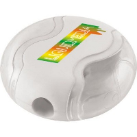 Swerve Sharpener & Eraser In White