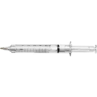 Syringe Ball Pen In Clear Translucent