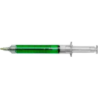 Syringe Ball Pen With Light Green Liquid