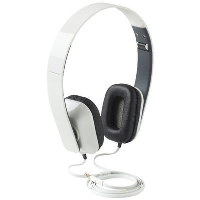 Tablis Folding Headphones In White Solid