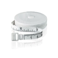 Tailor Round Tape Measure In White
