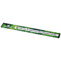 Terran 30 Cm Ruler From 100% Recycled Plastic In Black Solid