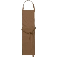 Tetron Cotton Apron In Brown