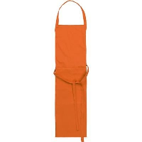 Tetron Cotton Apron In Orange