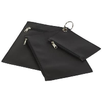 Three Pu Clutches With Zippers