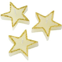 Three Star-Shaped Candle