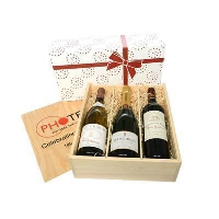 Three-Bottle Wine Gift Box