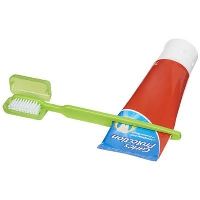 Toothbrush With Cap Slit In Lime