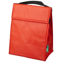 Triangular Non-Woven Lunch Cool Bag In Red