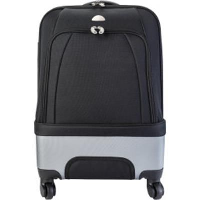 Trolley Bag With Silver Colour Plastic Parts