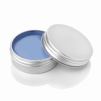 Tropical Fruit Lip Balm In Aluminium Metal Tin In Blue