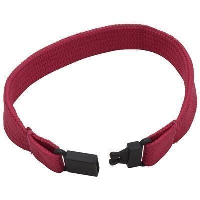 Tubular Polyester Wrist Band With Plastic Fastener