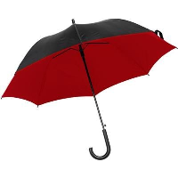 Umbrella In Black & Red