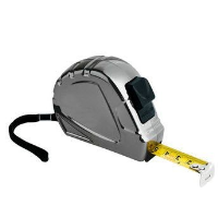 Universal 3 Metre Tape Measure In Gun Metal Grey