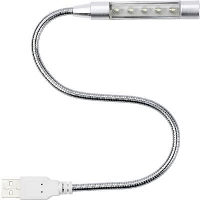 Usb Laptop Computer Lamp In Silver