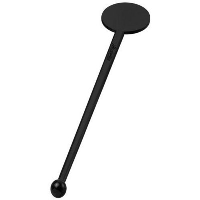 Vida Highball Swizzle Stick In Black Solid
