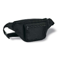 Waist Bag With Pocket In Black
