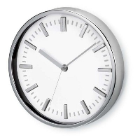Wall Clock In White