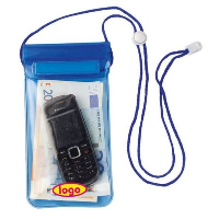 Waterproof Neck Wallet Pvc Cover In Blue