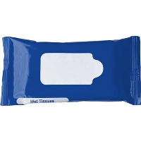 Wet Wipe Tissue Pack In Cobalt Blue