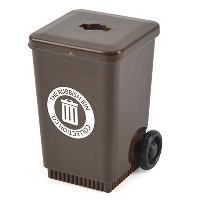 Wheelie Bin In Brown