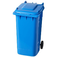 Wheelie Bin Pen Holder In Blue