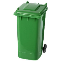 Wheelie Bin Pen Holder In Green