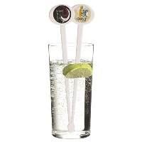 White Plastic Drink Stirrer