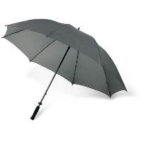 Windproof Umbrella With Foam Grip In Grey