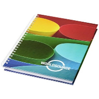 Wire-O A5 Note Book Hard Cover In White Solid
