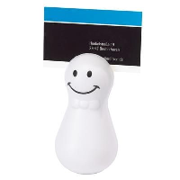Wobbly Desk Business Card Holder In White