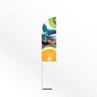 X Large Feather Flag Banner With Car Base