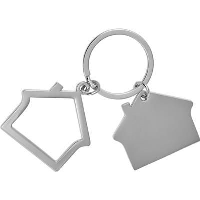 Zinc Alloy House Keyring Chain