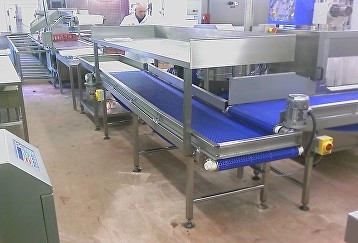 Stainless steel food grade conveyors
