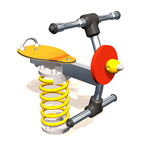 Bike Springer Play Equipment For Hospitals