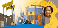 Medieval Themed Play Equipment For Pre Schools