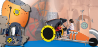 Metropolis Themed Play Equipment For Play Areas