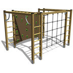 3D Climbing Equipment For Play Areas