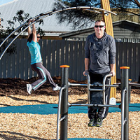 Outdoor Sports And Fitness Equipment For Play Areas