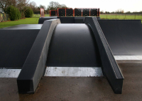 Roller Ramp Skatepark Equipment For Playgrounds