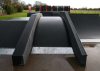 Grindrail Box Skatepark Equipment For Playgrounds