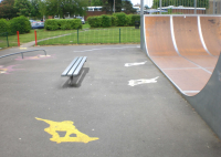 Grind Bench Skatepark Equipment For Playgrounds