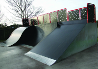 Piano Key Skatepark Equipment For Youth Clubs