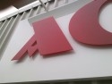 Installation Of Bespoke Flat Cut Letters