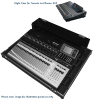 YAMAHA LS9 32 Channel Mixer Flight Case with Castors & Doghouse