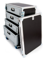 Large Production Tech Flight Case with 4 Drawers