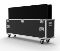 Double 65 inch Custom Screen Flight Case