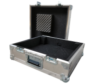 DJ Turntable Aluminium Flight Case - Accommodates Virtually Any Turntable