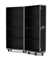 Medium Retail Display Flight Case in Black